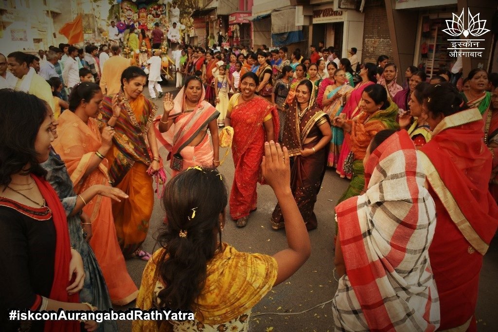 iskcon aurangabad rath yatra festival january 2019 24