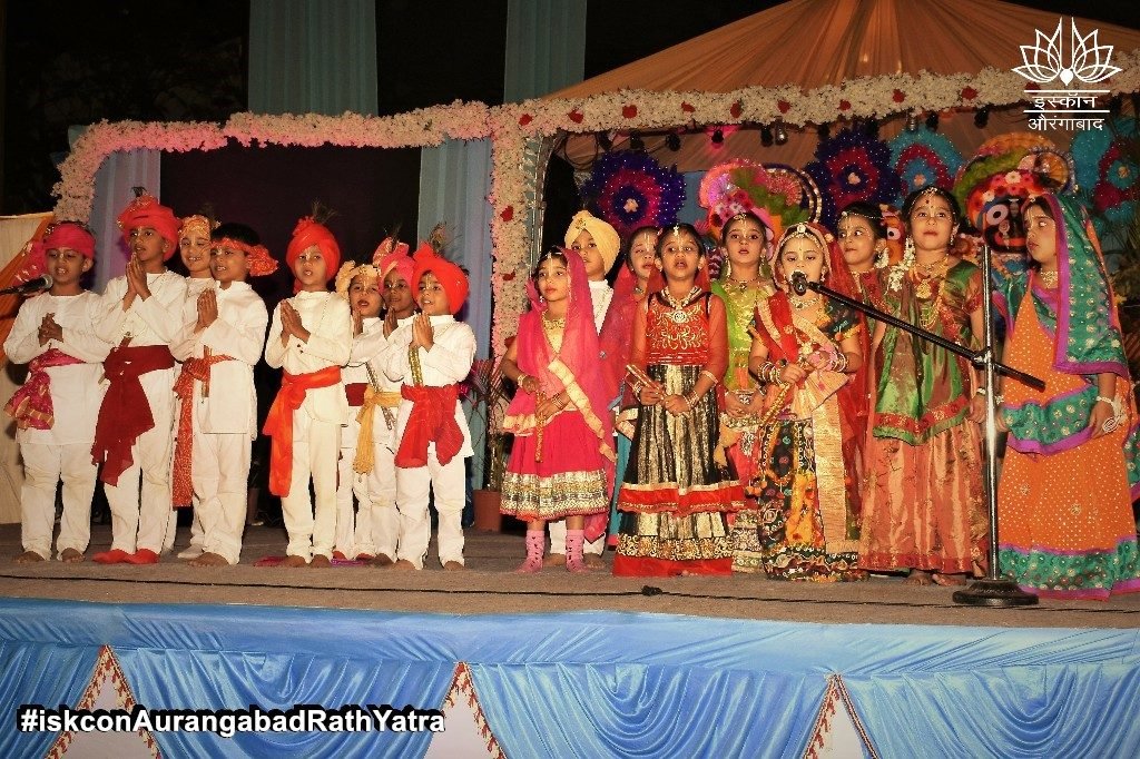 iskcon aurangabad rath yatra festival january 2019 41