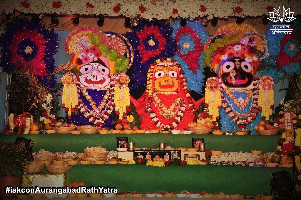 iskcon aurangabad rath yatra festival january 2019 35